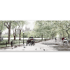 Leinwandbild Central Park – Wasserfarben